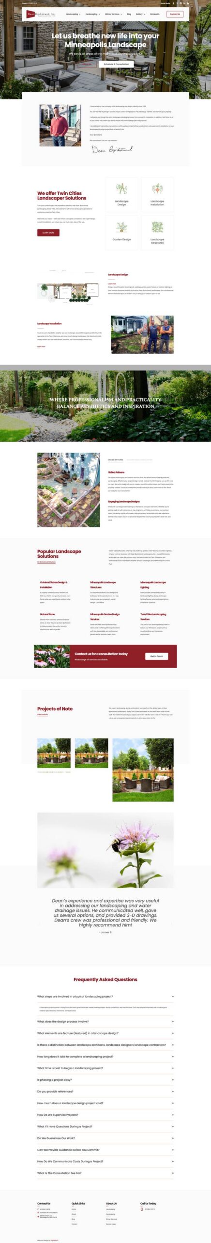 Dean Bjorkstrand Landscaping